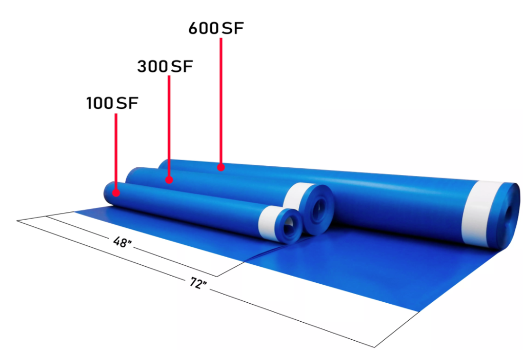 Smart flooring installation rolls